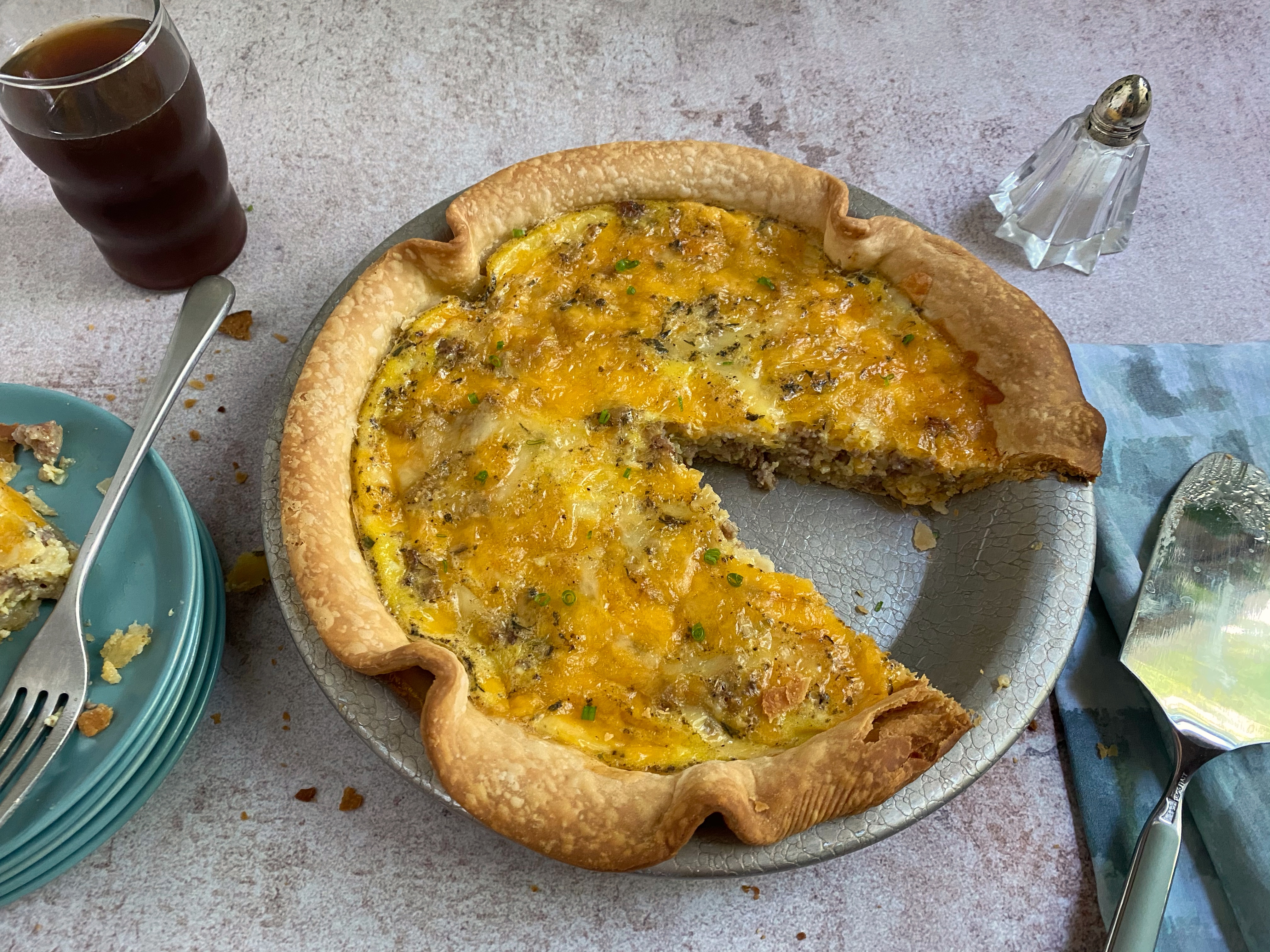 Quiche with Sausage