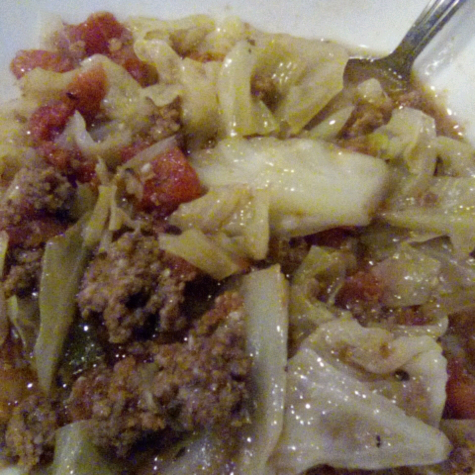 Ground Beef and Cabbage 