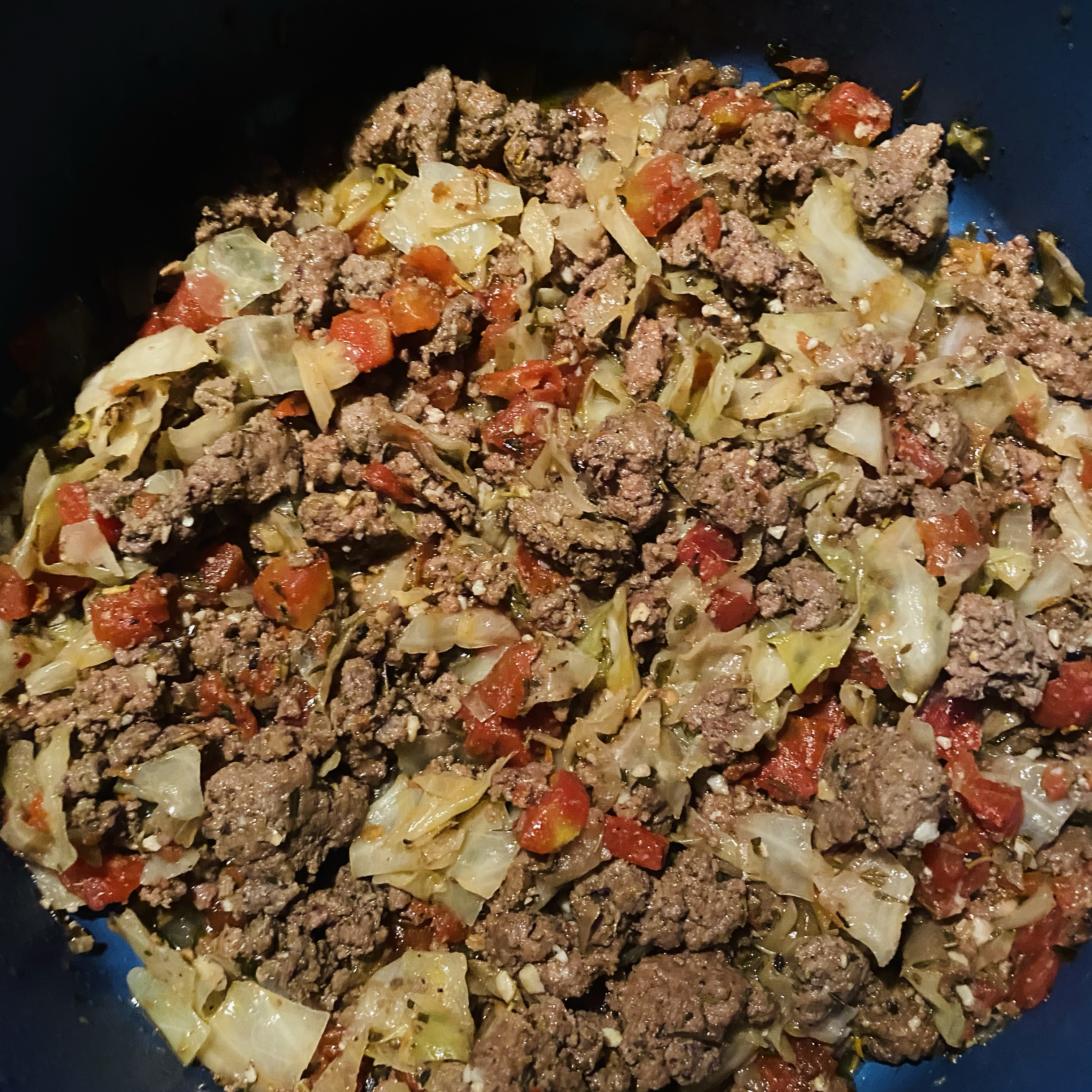 Ground Beef and Cabbage 