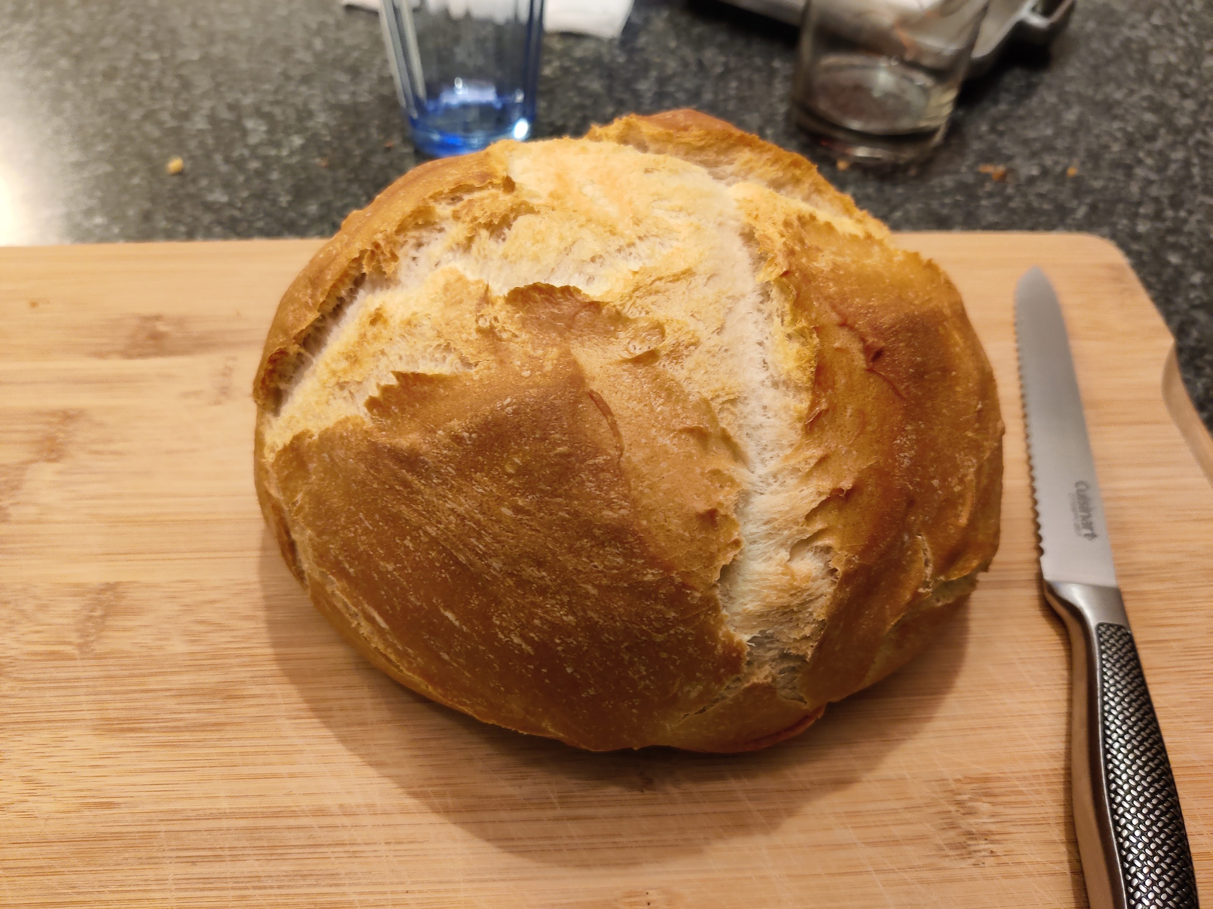 Crusty Dutch Oven Bread 