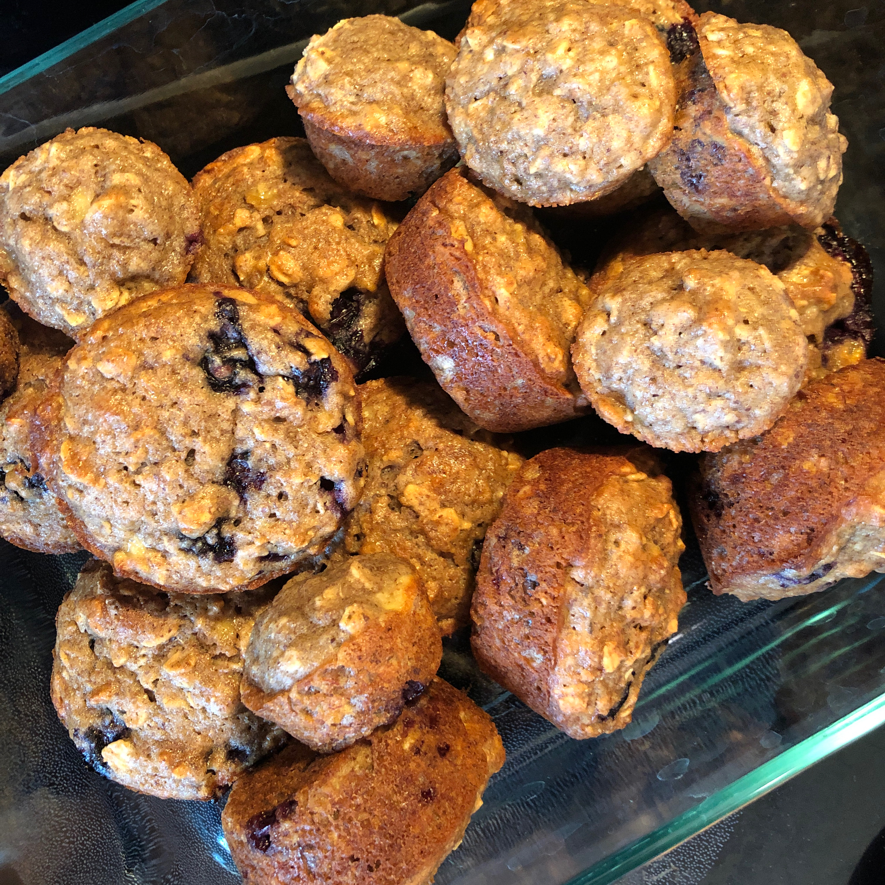 Blueberry Banana Coconut Flax Muffins Amber Tomsovic