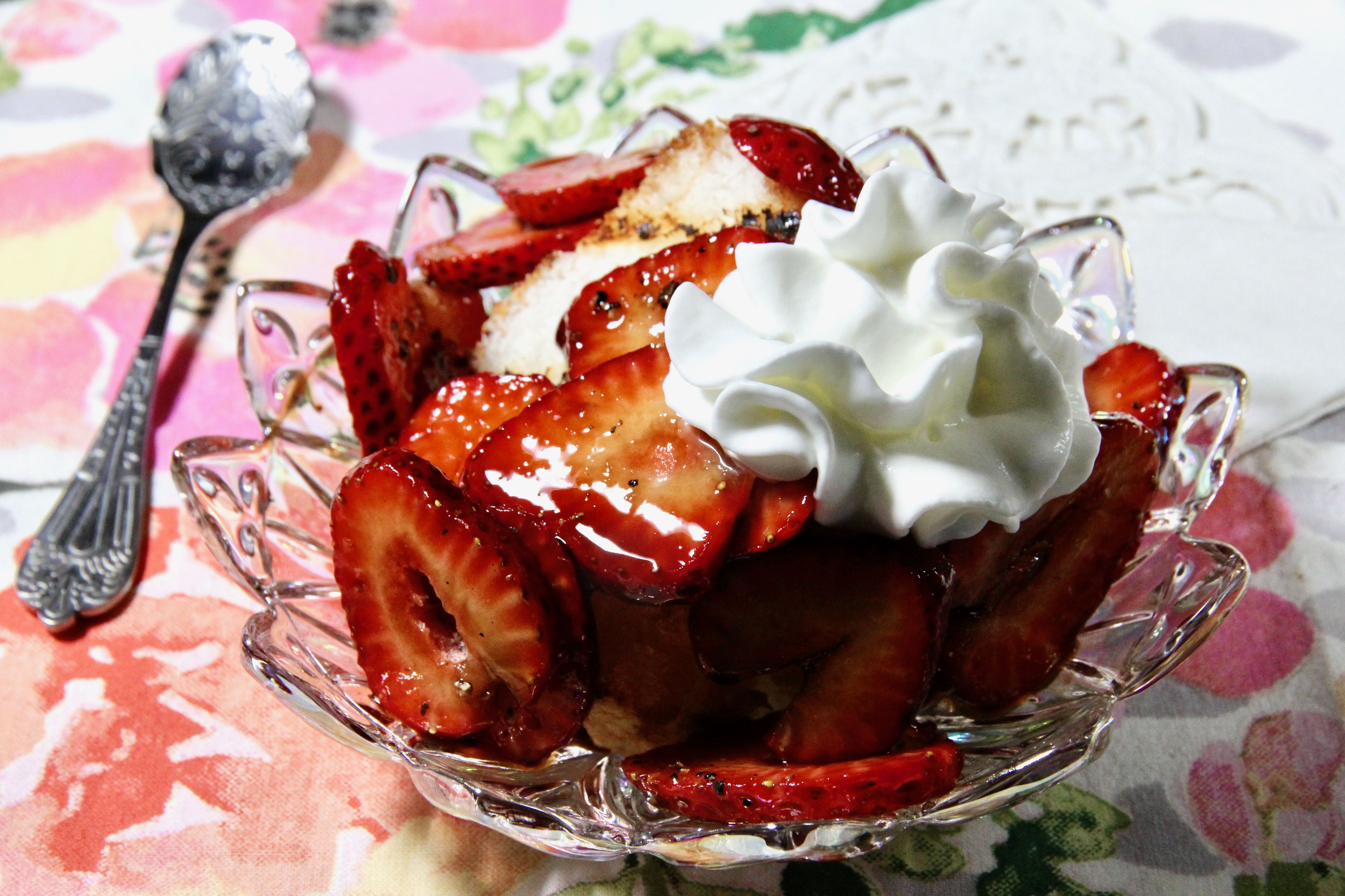 Strawberry Shortcake with Balsamic