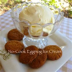 No-Cook Eggnog Ice Cream 