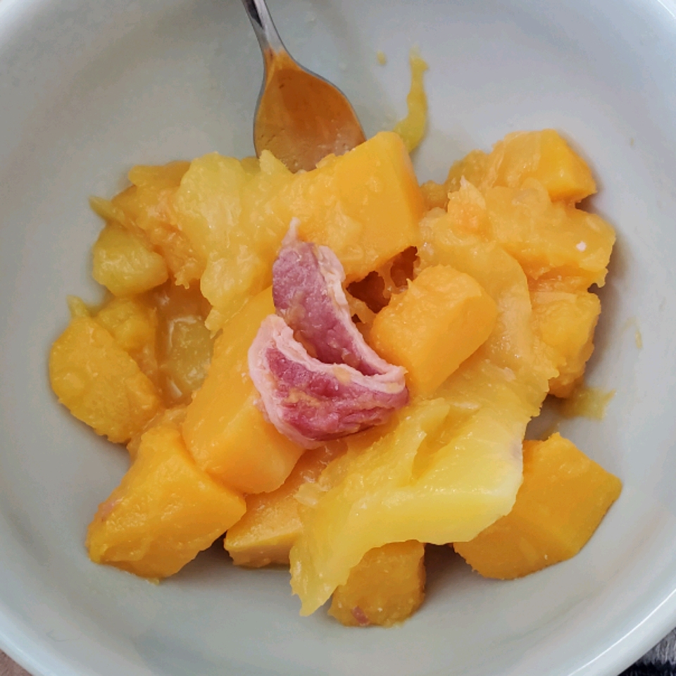Mango-Bacon-Butternut Squash Hash 
