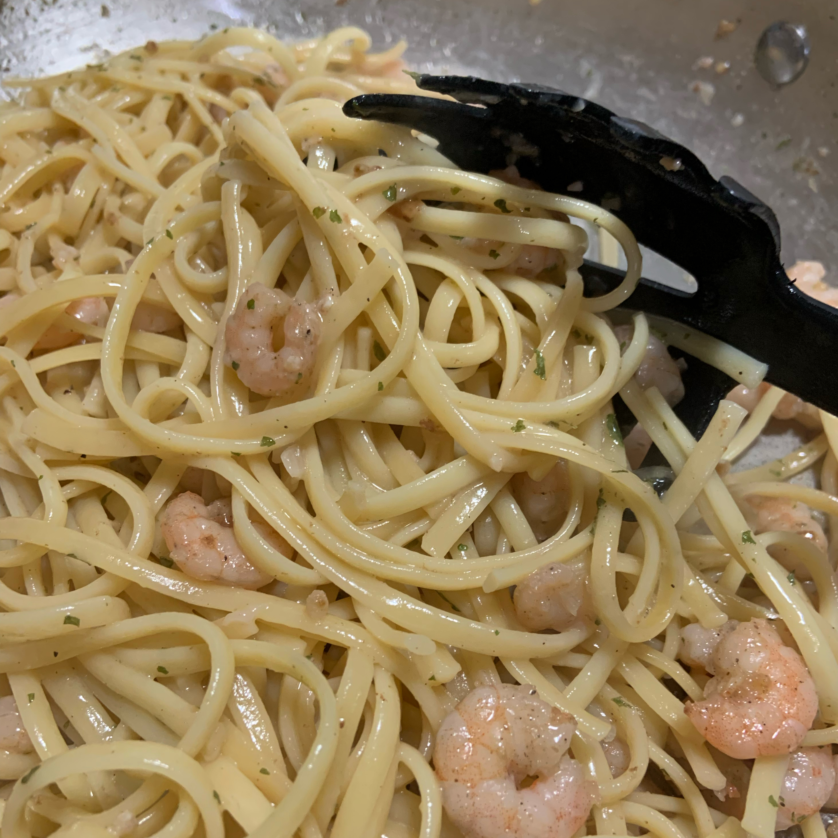 Shrimp Scampi with Pasta 