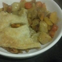 Curry Root Vegetable Pot Pie