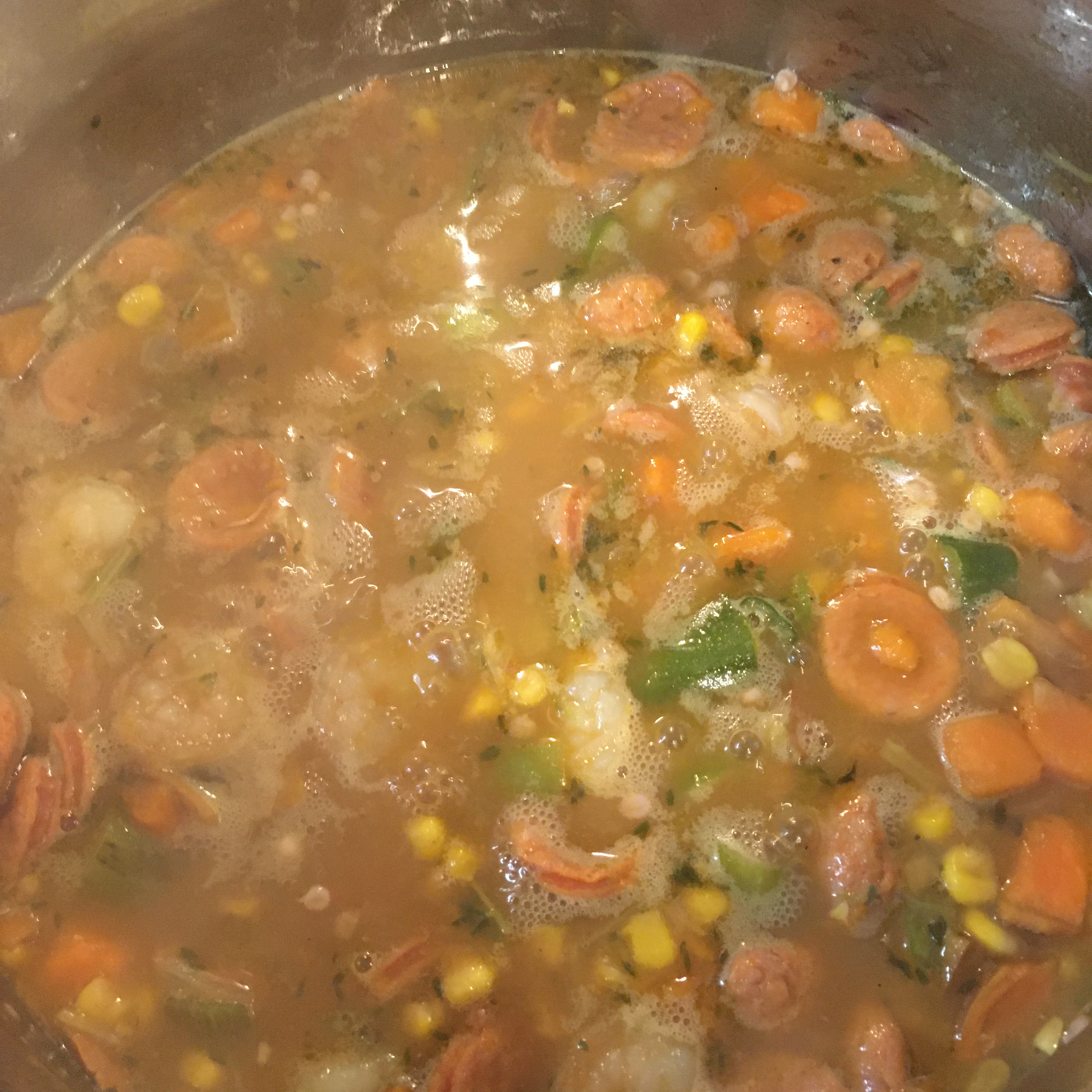 New Orleans Stew with Smoked Andouille Chicken Sausage 