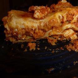 Chicken and Pumpkin Lasagna 
