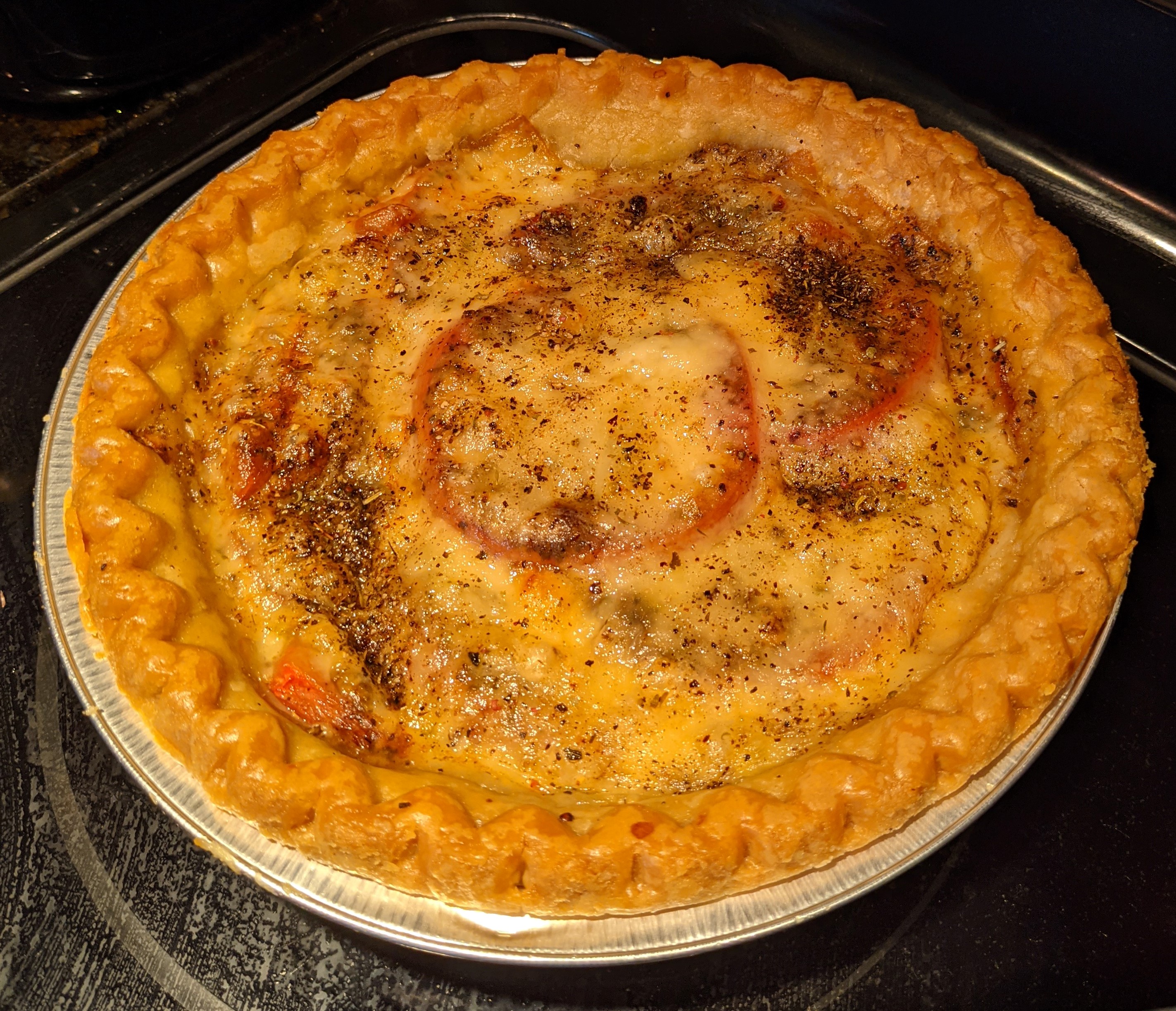 Tarte aux Moutarde (French Tomato and Mustard Pie) 