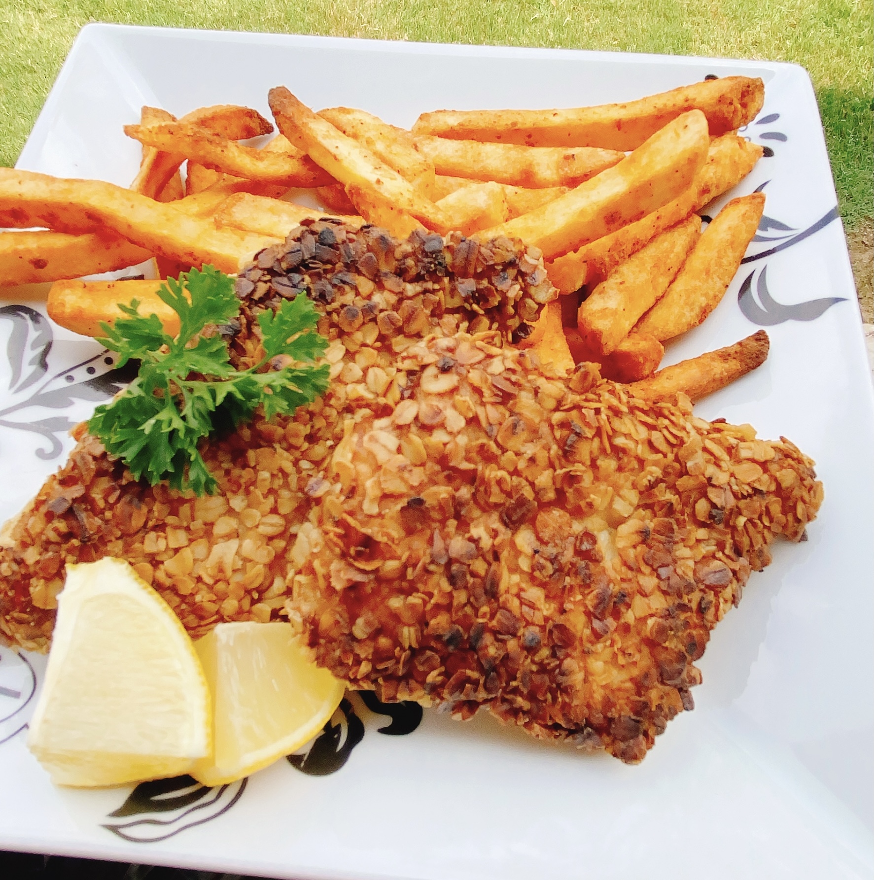 Oat Crusted Fish thedailygourmet