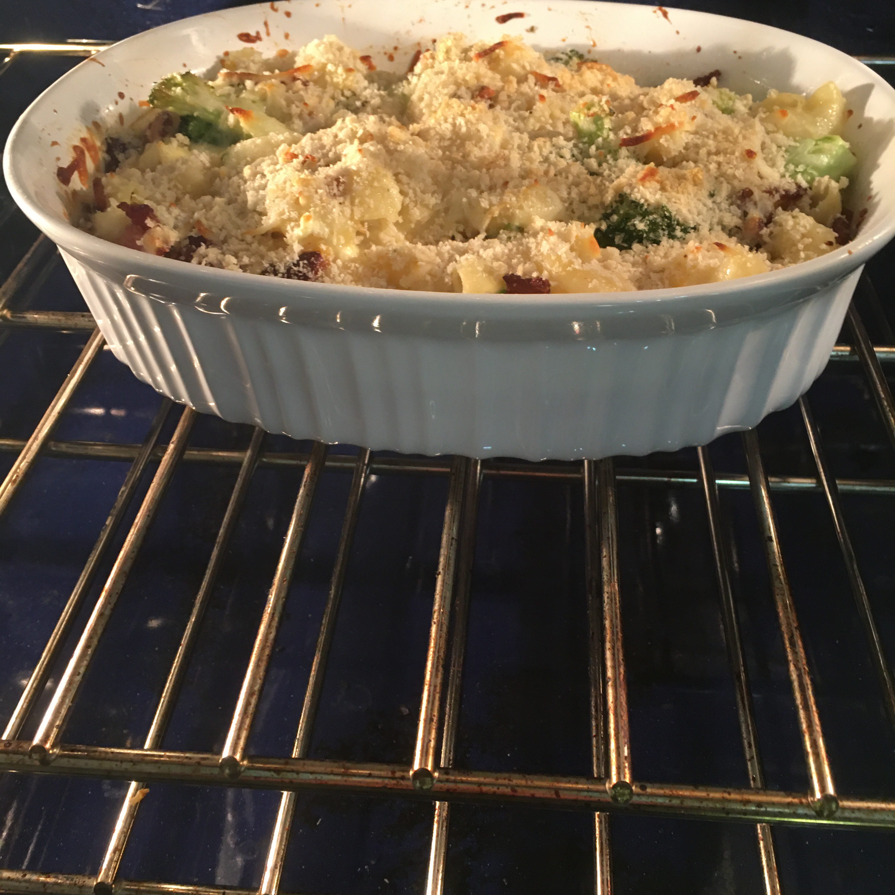 Baked Bacon Macaroni and Cheese Casserole 