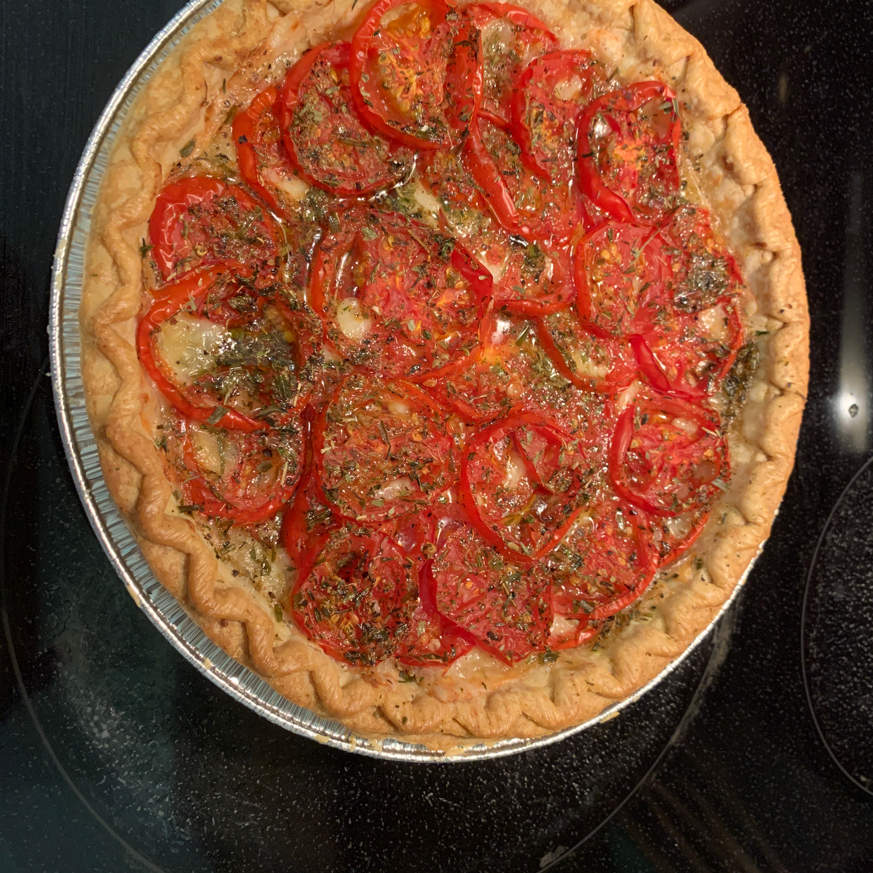 Tarte aux Moutarde (French Tomato and Mustard Pie) 