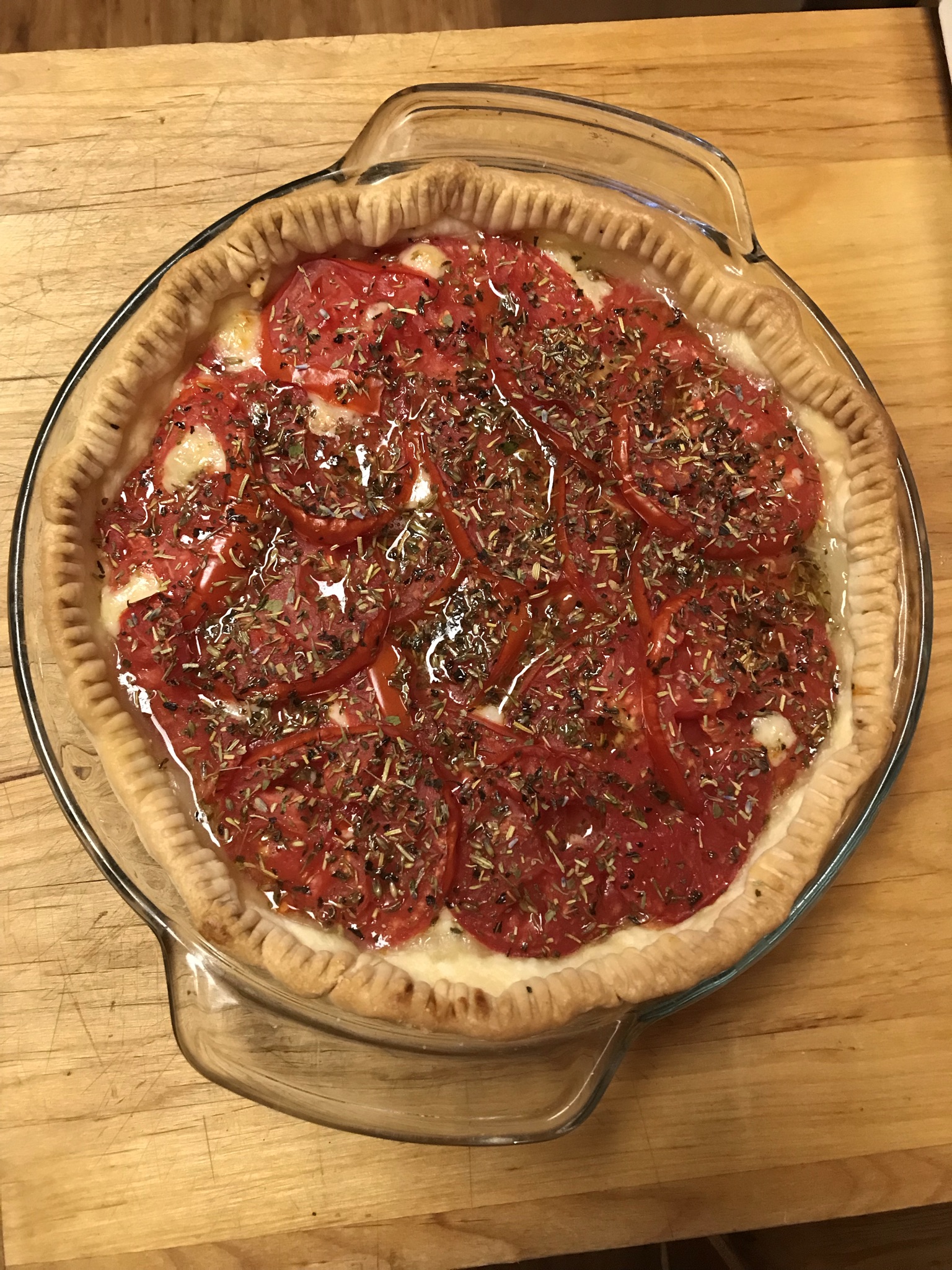 Tarte aux Moutarde (French Tomato and Mustard Pie) judyhardie