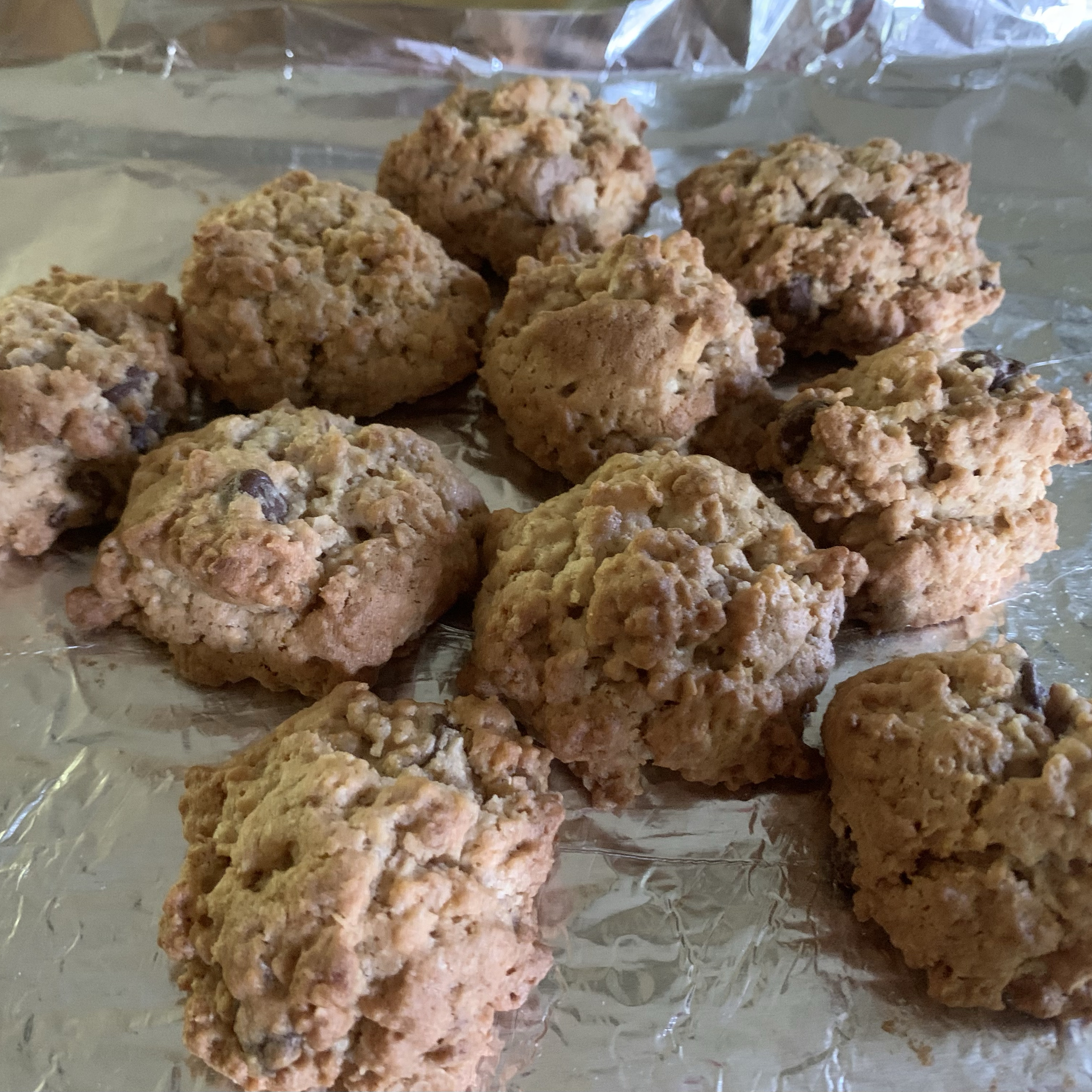 Chewy Crispy Coconut Cookies mitz