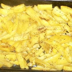 Potato Gratin With Chicken Broth, Garlic and Thyme 