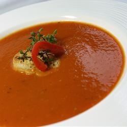 Roasted Red Pepper and Tomato Soup