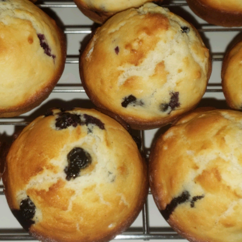 Easy Blueberry Muffins I Sheryl Ross