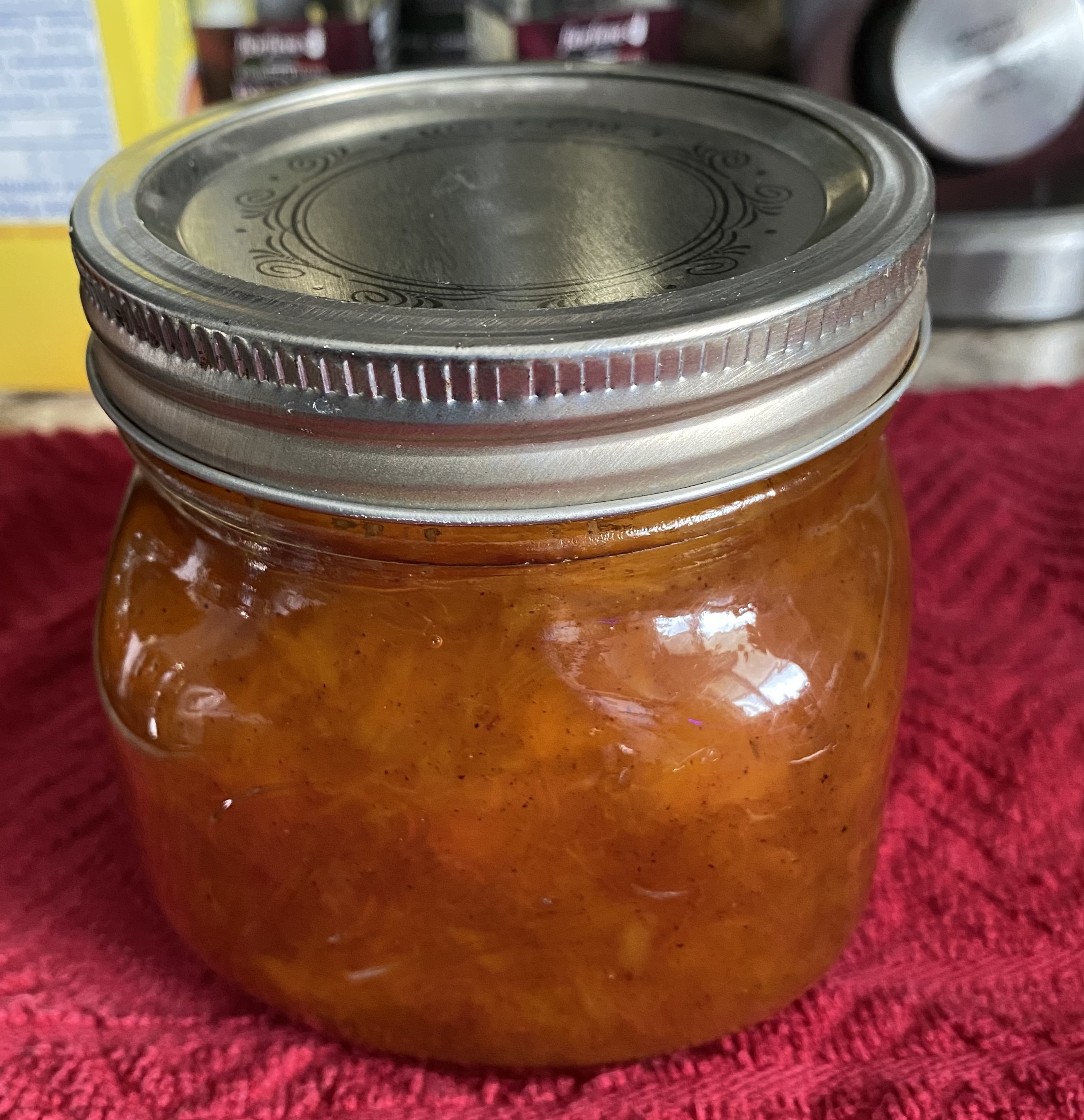 Fresh Spiced Peach Jam Sylvie  Jelly