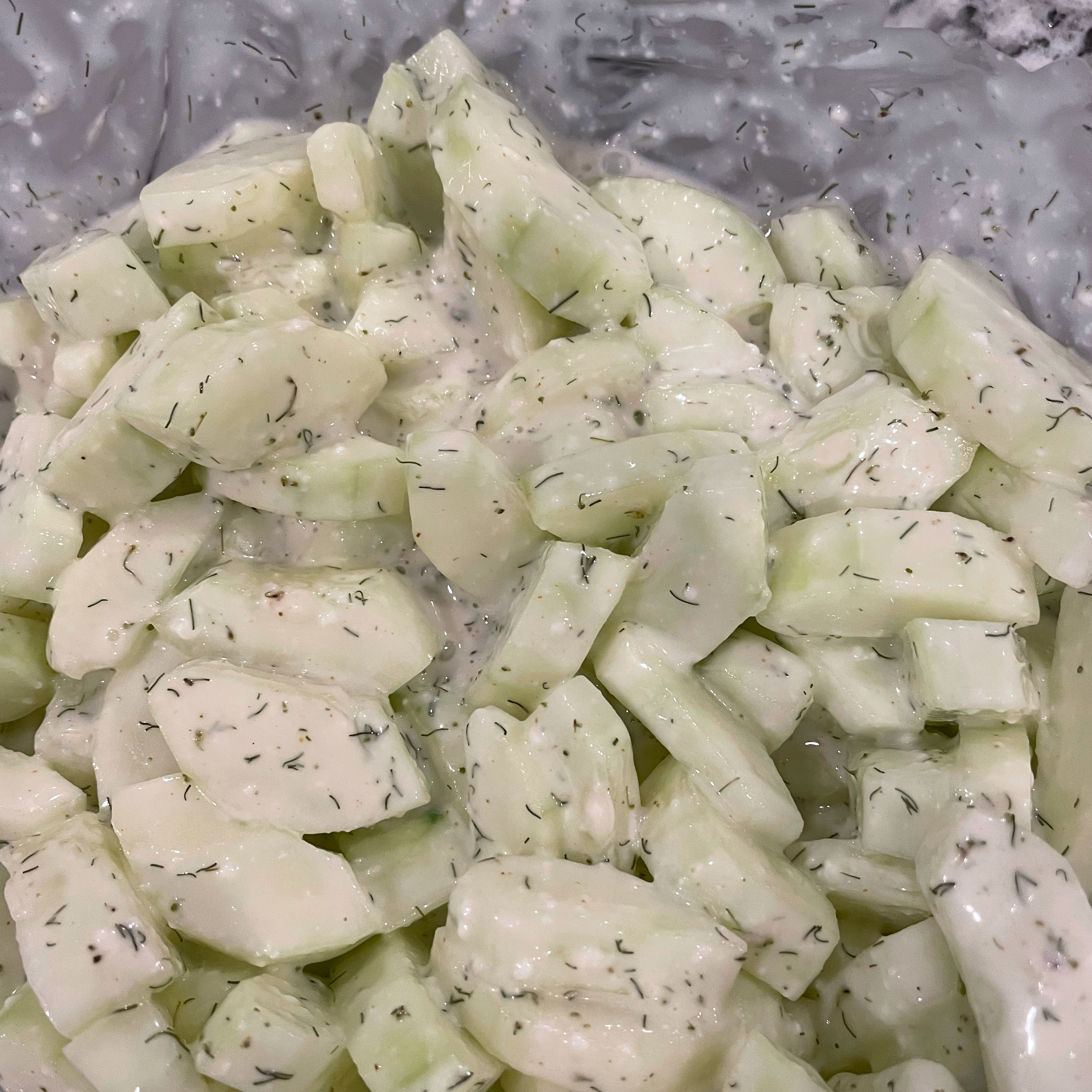 Mom's Cucumber Salad ciaeagle