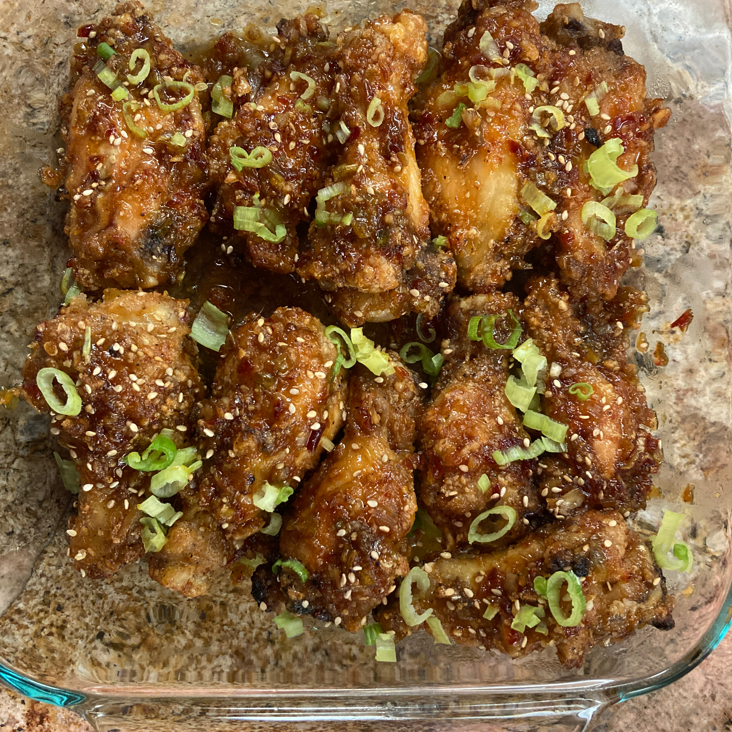 Air-Fried Korean Chicken Wings 
