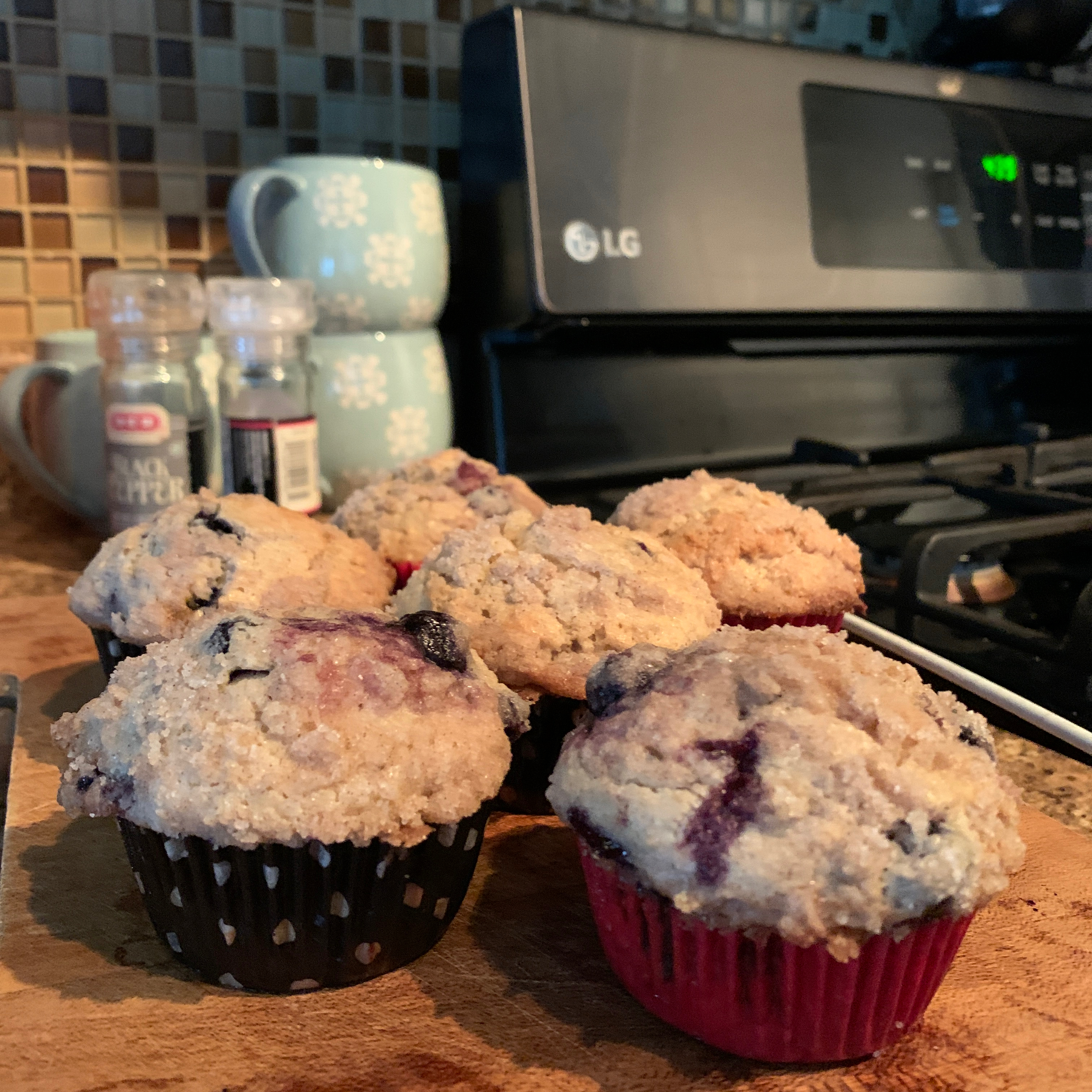 Blueberry Cream Muffins Kathy Kellis Mack