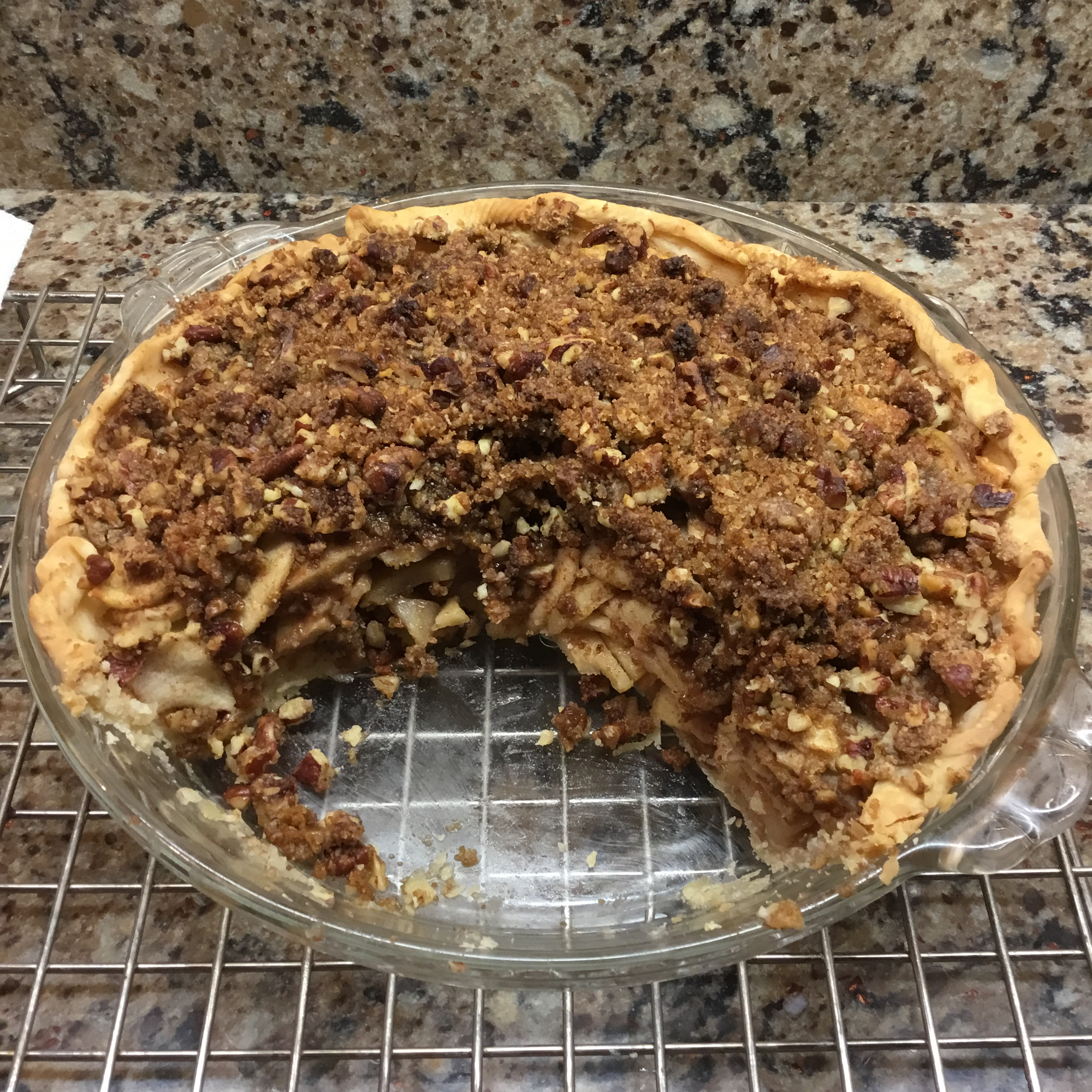 Apple Streusel Pie 