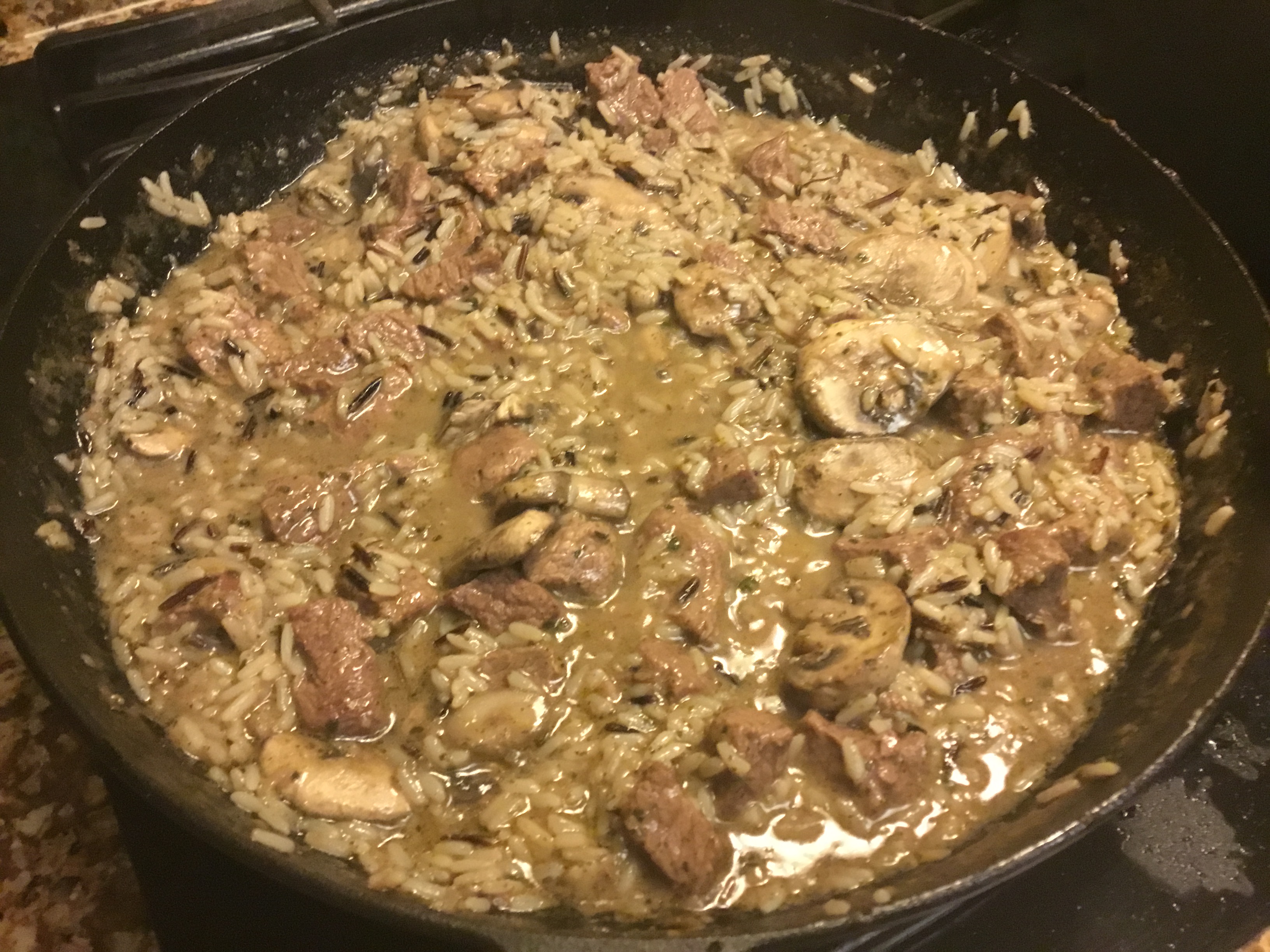 Grandmaw Cain's Beef Tips and Rice Maureen Thune Cooper