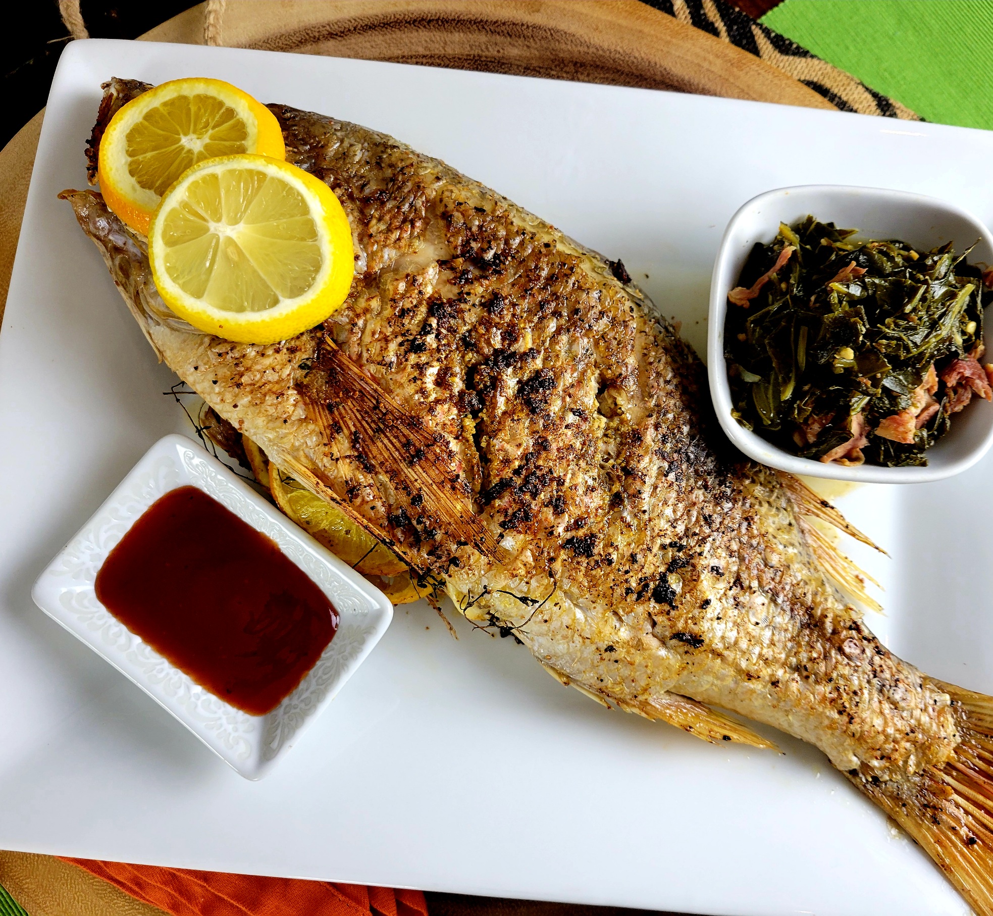Baked Whole Red Snapper