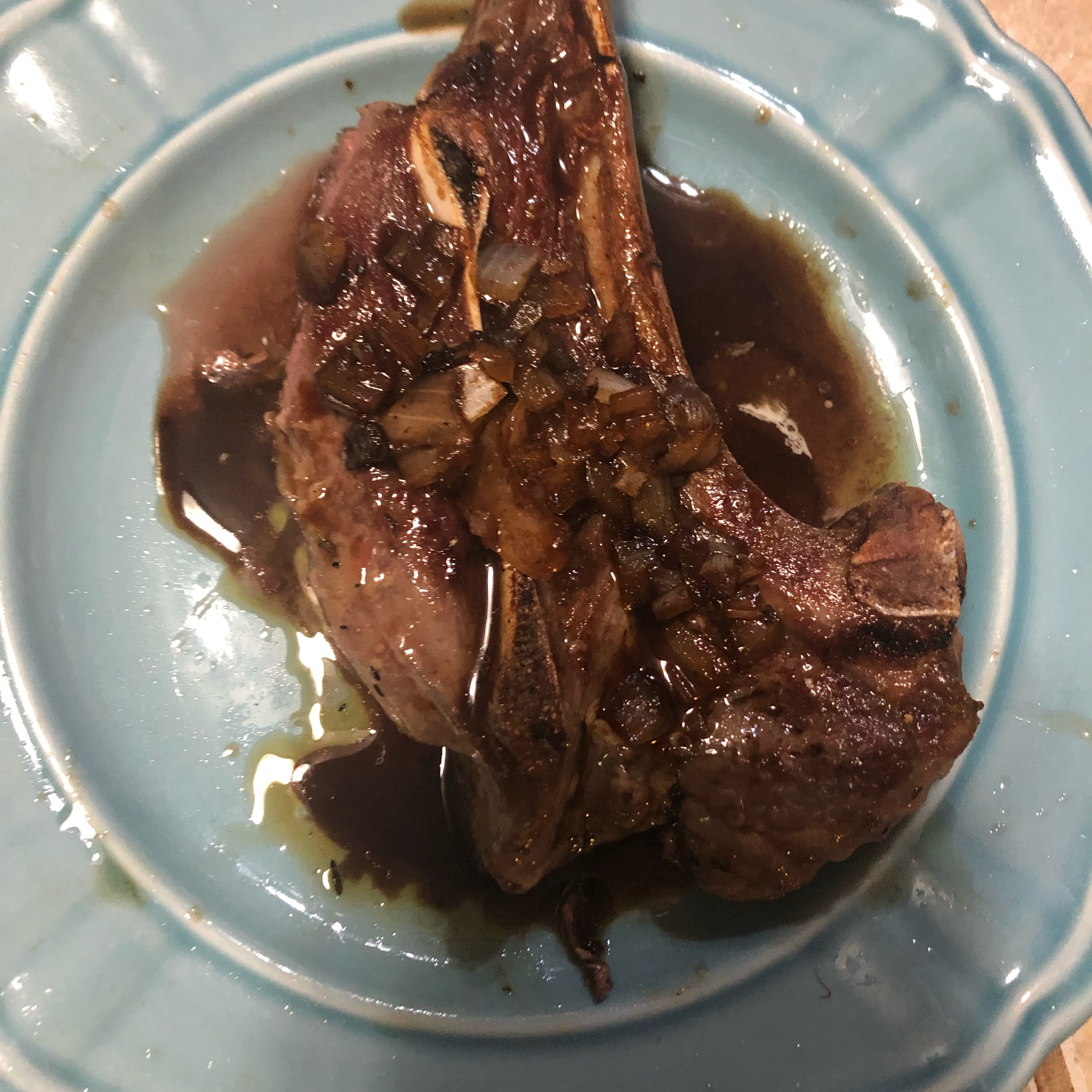 Lamb Chops with Balsamic Reduction licoriceandme
