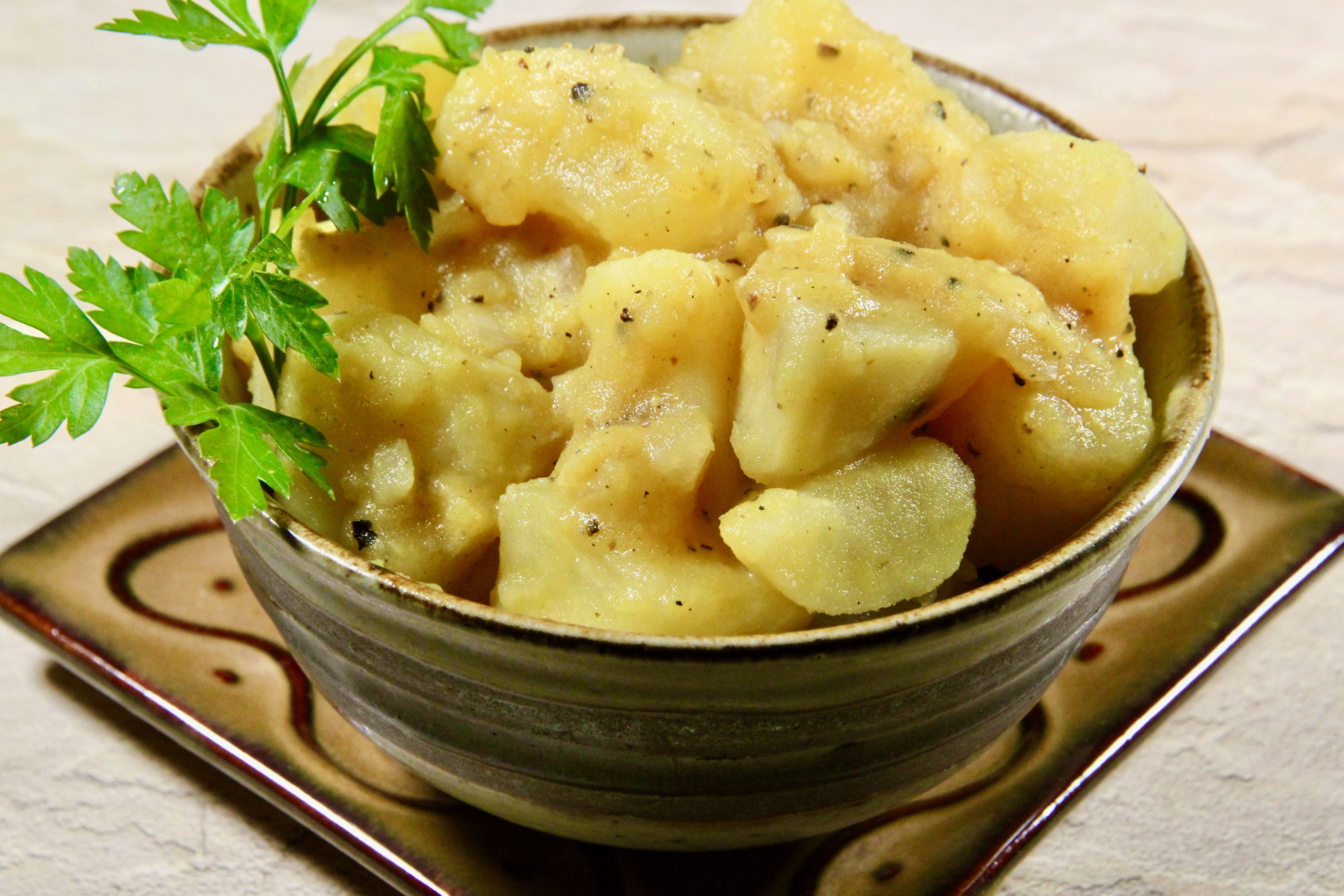 Schwabischer Kartoffelsalat (German Potato Salad - Schwabisch Style)