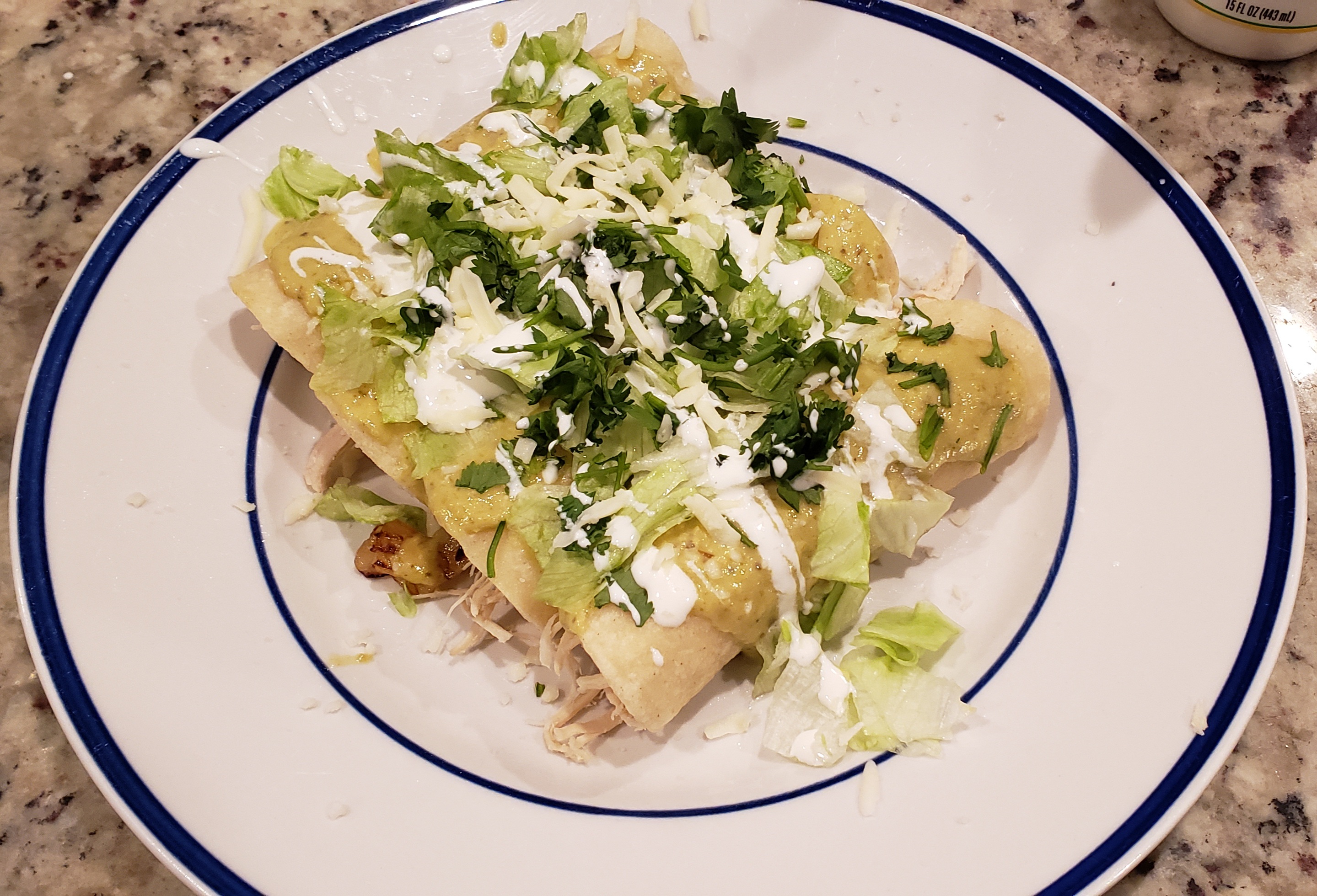 Enchiladas Verdes 