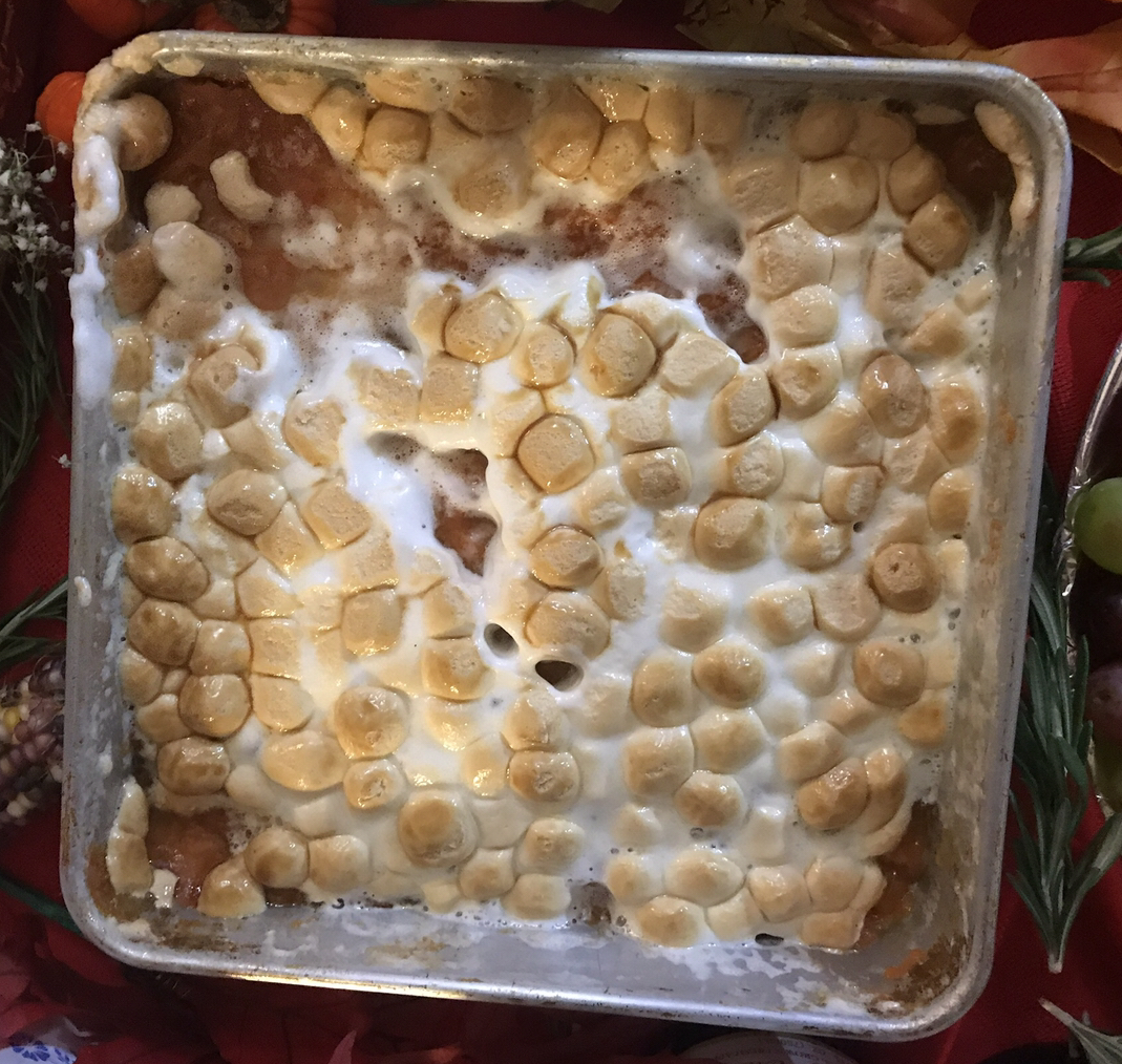 Sweet Potato Casserole with Marshmallows 