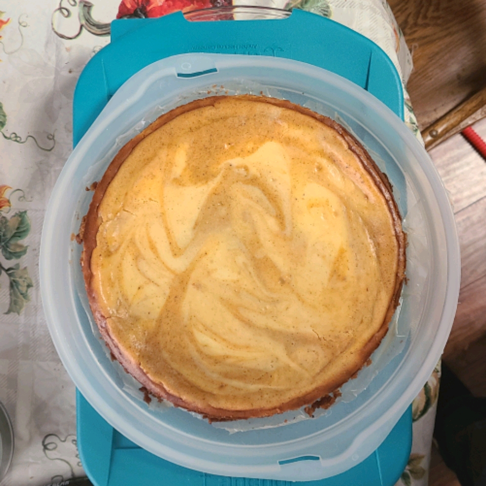 Marbled Pumpkin Cheesecake who_dat_who-DAT