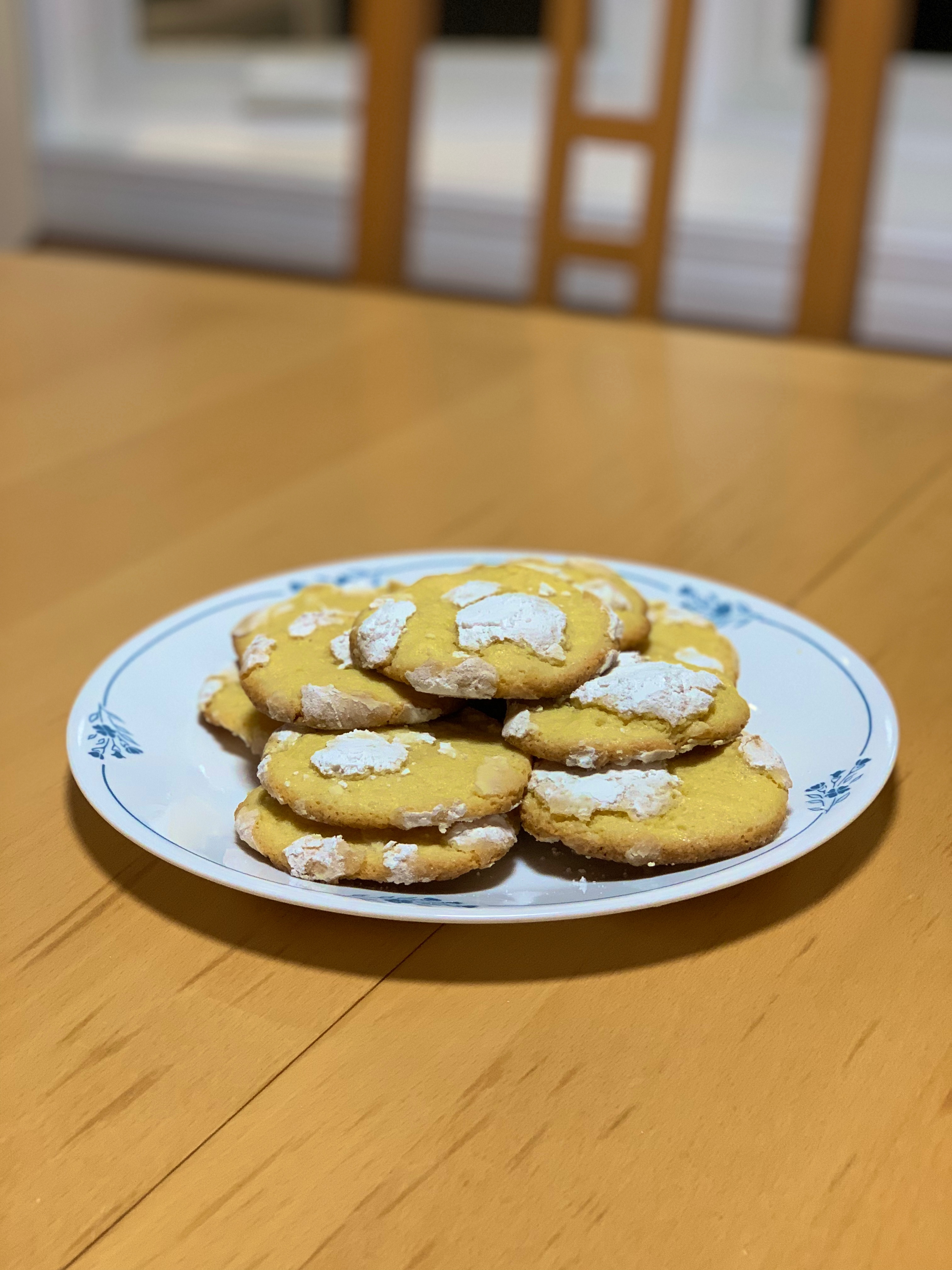 Lemon Crinkle Cookies 