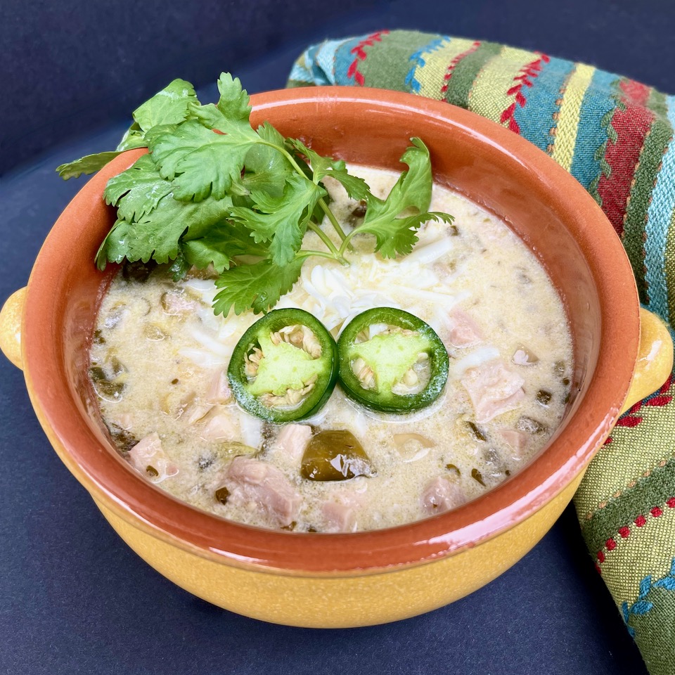 Tomatillo and Chicken Soup