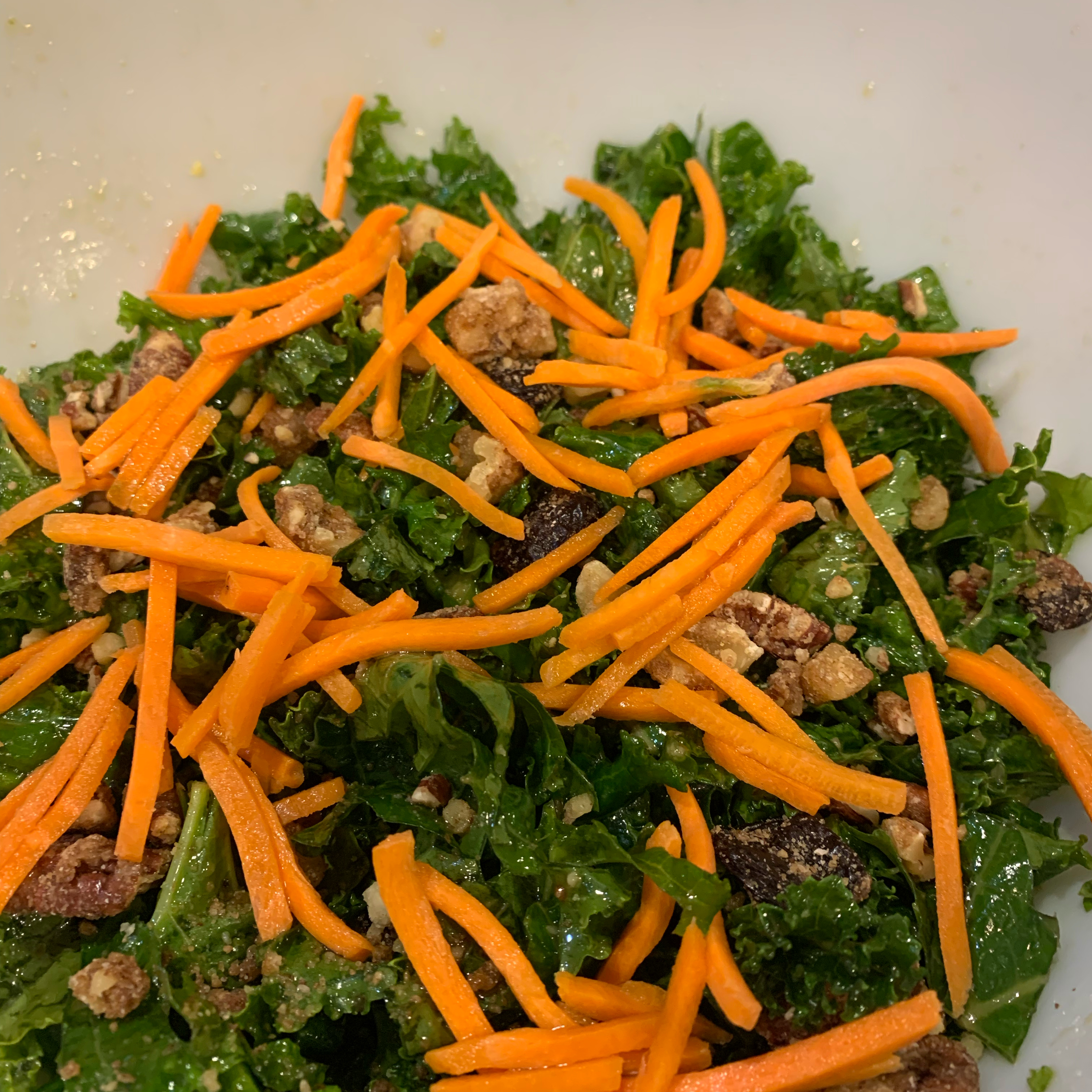 Honey-Ginger Kale Salad SKOOCHIE71