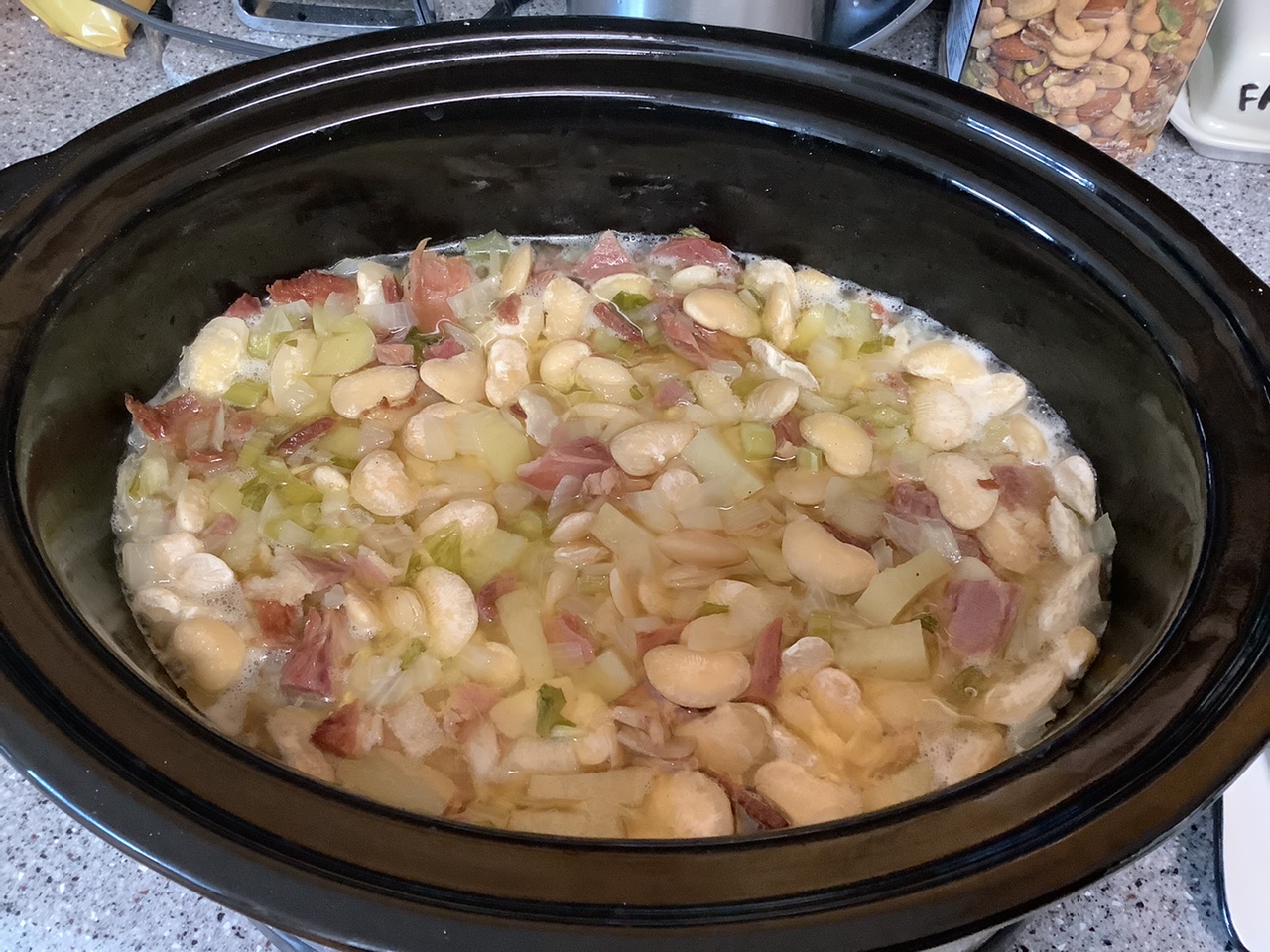 Leftover Ham and Lima Bean Soup 
