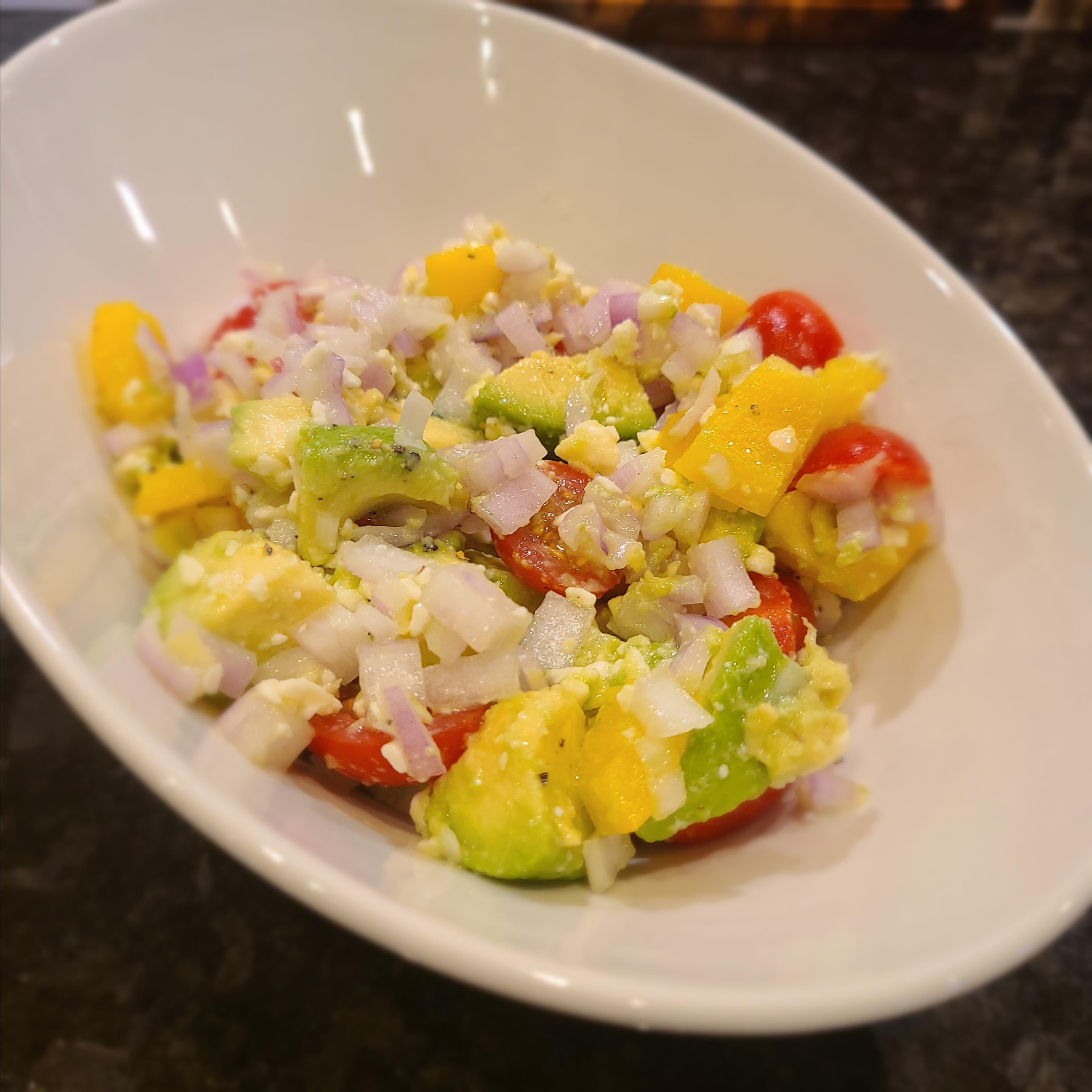 Avocado Salad Lindsay Schubert