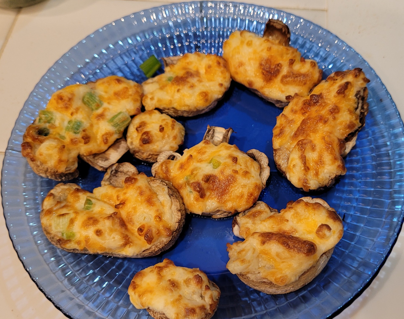 Air Fryer Stuffed Mushrooms Aby Colby