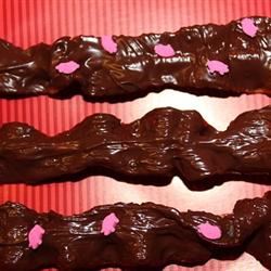Chocolate Covered Bacon Strips 