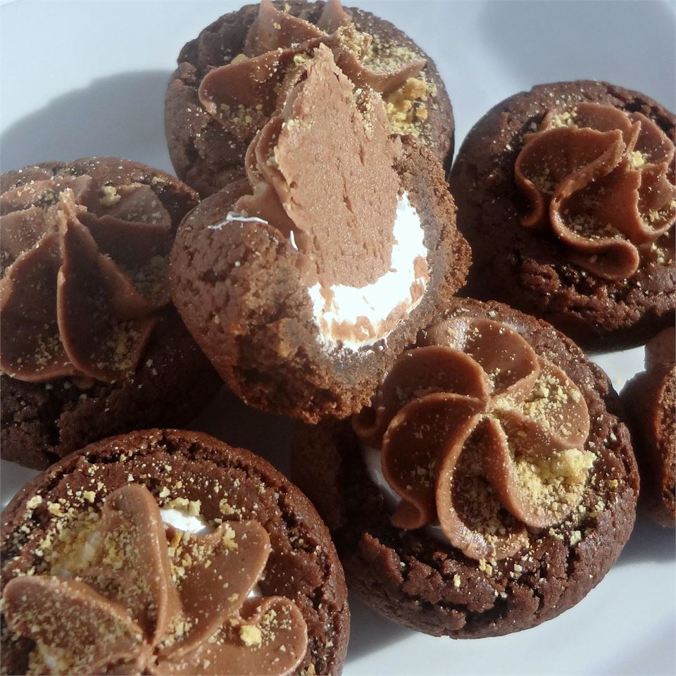 Chocolate Frosted Marshmallow Cookies Lori