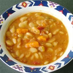 Luscious Lima Bean Soup 
