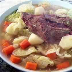 Baked Corned Beef and Cabbage 