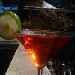 Tres Chic Pomegranate Martini