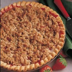 Strawberry/Rhubarb Crumb Pie