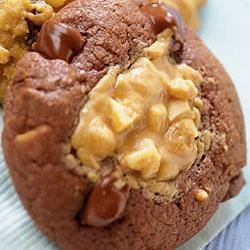Double Chocolate Peanut Butter Thumbprint Cookies Trusted Brands