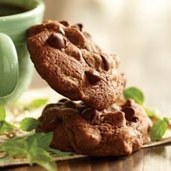 Chocolate-Mint Brownie Cookies