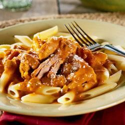 Creamy Blush Sauce with Turkey and Penne