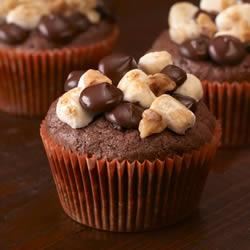 Ghirardelli Rocky Road Cupcakes