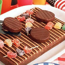 Chocolate Barbeque Grill Cake Trusted Brands